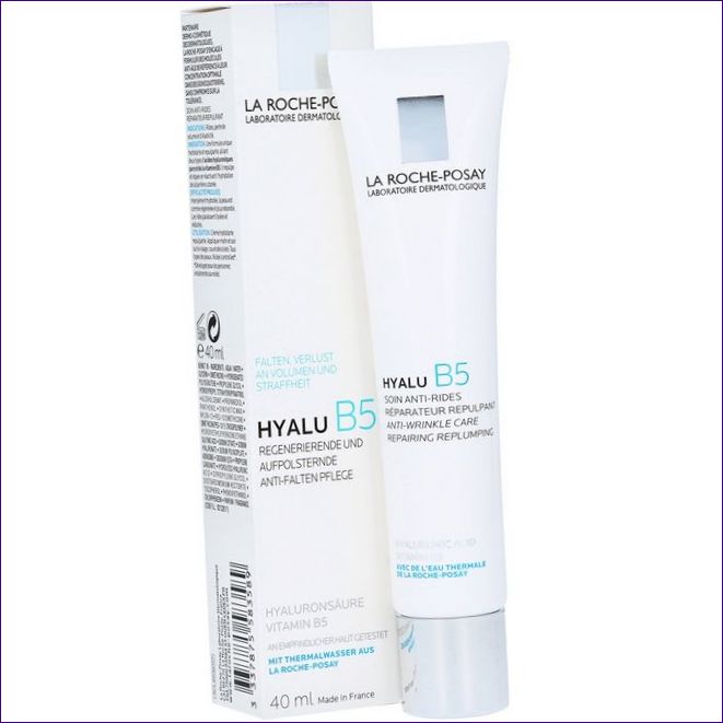 LA ROCHE-POSAY HYALU B5 ANTI-FALTEN PFLEGE FEUCHTIGKEITSCREME FÜR GESICHT, HALS UND DEKOLLETÉ