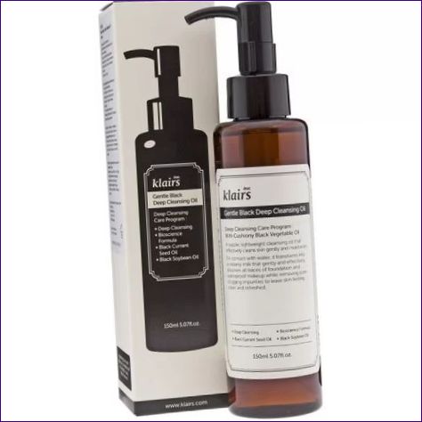 Klairs hydrophiles Öl zum Abschminken und Reinigen Gentle Black Deep Cleansing Oil