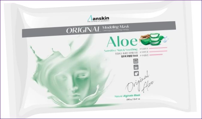 Anskin Beruhigende Aloe Vera Alginat Gesichtsmaske