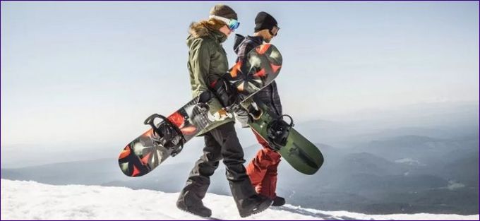 Auswahl eines Snowboardträgers