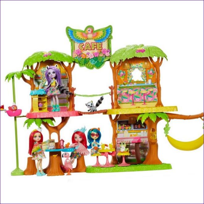 Mattel Enchantimals Dschungel Cafe Spielset