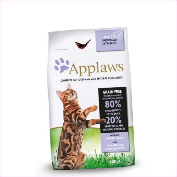 GETREIDEFREIES KATZENFUTTER APPLAWS, HUHN, ENTE