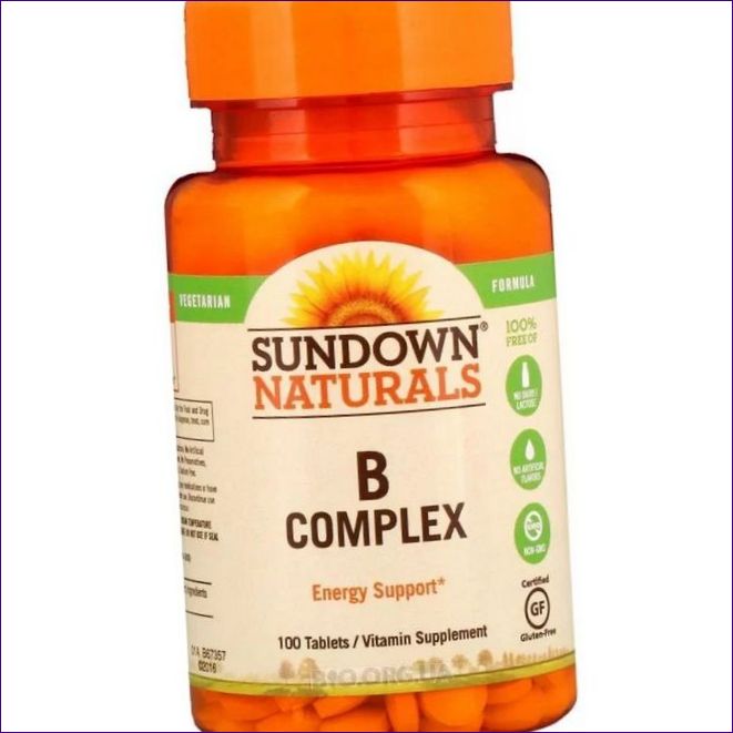 SUNDOWN NATURALS B COMPLEX