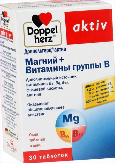 Doppelgerz aktiv Magnesium + B-Vitamine